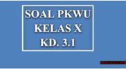 Soal PKWU Kelas X KD 3.1
