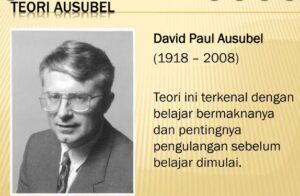 David Ausubel Dalam Teori Belajar Kognitif